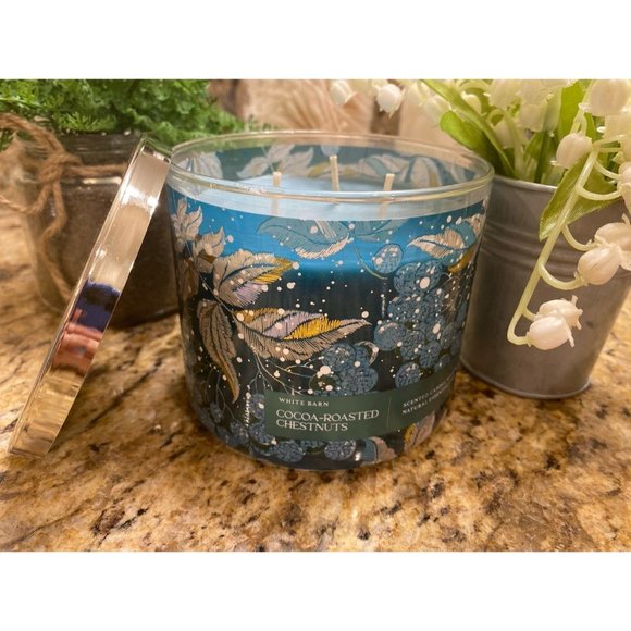 Bath & Body Works Accents Bath Body Works Cocoa Roasted Chestnuts 3 Wick Candle Poshmark
